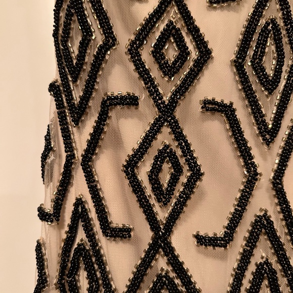 ALICE + OLIVIA Arlette Midi Dress Black/Cream Size 2 - Picture 8 of 12